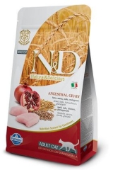 N&D Low Grain Cat Chicken & Pomegranate Adult 300 Гр Низкозерновой Для Кошек Курица С Гранатом Farmina