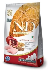 N&D Low Grain Ancestral Dog Chicken & Pomegranate Puppy 12 Кг Низкозерновой Для Щенков Курица С Гранатом Farmina