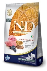 N&D Low Grain Ancestral Dog Lamb & Blueberry Adult 2,5 Кг  Низкозерновой Для Взрослых Собак Ягненок с Черникой Farmina