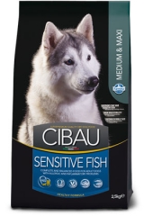 Cibau Sensitive Fish Medium & Maxi 12 Кг Для Собак С Чувствительным Пищеварением Рыба И Рис Farmina
