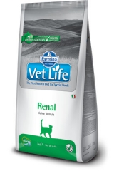 Vet Life Cat Renal 2 кг Диета Для Кошек при Почечной Недостаточности Farmina