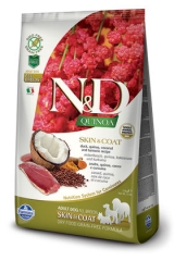 N&D Grain Free Dog Quinoa Skin & Coat Duck Adult 2,5 Кг Беззерновой Для Взрослых Собак Утка И Киноа Для Здоровья Кожи И Шерсти Farmina