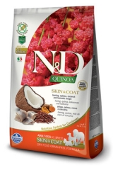 N&D Grain Free Dog Quinoa Skin & Coat Herring Adult 2,5 Кг Беззерновой Для Взрослых Собак Сельдь И Киноа Для Здоровья Кожи И Шерсти Farmina